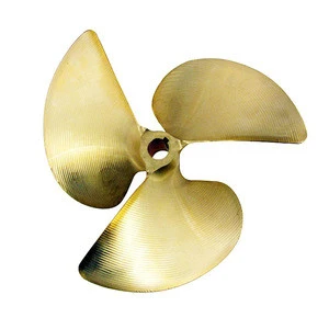 5 axis cnc milled 3 blade marine propeller