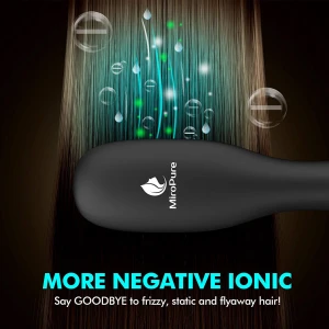 50w hair straightener with 360 degree no-tangle 2.5m swivel cord, nano titanium coating flat irons for men and women gift