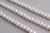 Import 5.5-6mm Round Shape White Colour Natural Freshwater Loose Pearl Strand, 16" from China
