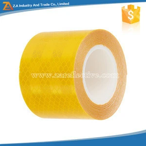 5cm*45.7m Customized Reflective Road Line Temporary Marking Tape Yellow easy removal from the road
