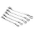 Import 5pcs wrench manufacturer offset Double box end  Spanner standard Wrench set from China