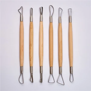 6 PCS Clay Tools Pottery Sculpting Tools and Supplier, Modeling Pottery Clay Ceramics Kits for Bedginners,professional Art Craft