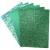 Import 6 pcs/set green series fine chunky glitter star mermaid faux leather sheets for bows and earrings diy making from China