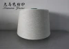 60% cotton 40% polyester yarn  for machine or  50% polyester 25% cotton 25% rayon