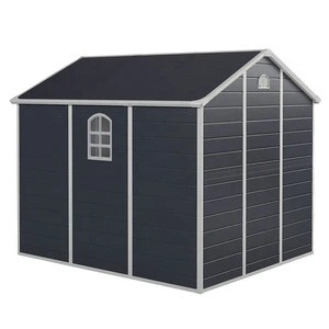 6.2x9.2FT New Model Anti UV Plastic Garden Shed for sale