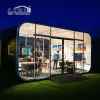 6m Modern Modular Glamping Capsule Box Hotel Tents for Coffee Shop