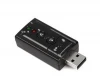 7.1 Channel Microphone In and 3.5mm Speaker Out USB 2.0 External 3D sound card