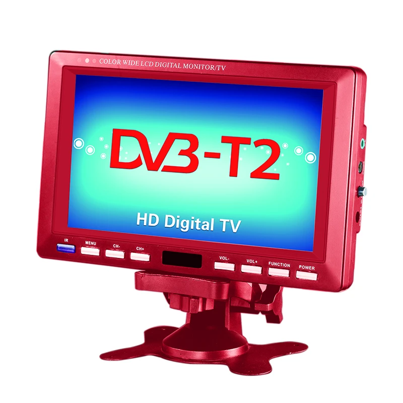 7&quot; HD Portable Television with Freeview DVB-T2 Tuner and H-D-M-I USB SD AV-IN