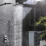8 Inches bathroom shower set  Shower Head System Brushed nickel concealed shower set
