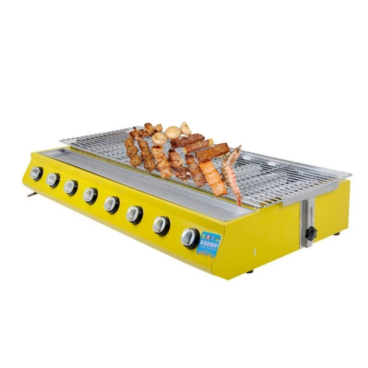 8 KL-X8T Burners Stainless Steel Barbecue BBQ Gas Grill