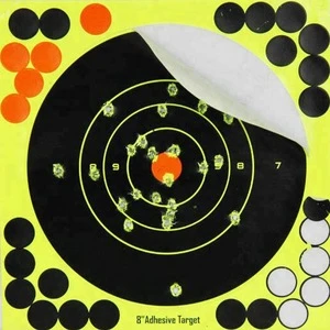 8" Shooting Targets Adhesive Splatter Reactive Glow Targets 280 Patches