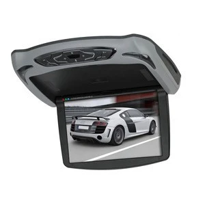 9 10 Car Roof Mount DVD Player with DVD/USB/SD/IR/FM for 12V car Skin Color Interchangeable