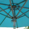 9 feet base handle outdoor restaurant patio used beach parasol umbrella with flap