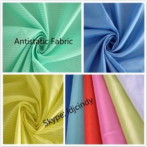 99% polyester 1% carbon fiber esd/antistatic fabric for Workwear