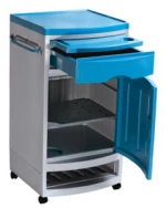 AC-BC005 Medical room hospital bedside cabinet ABS plastic bedside cabinet with good quality