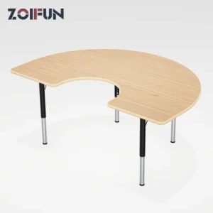 Buy Adjustable Height Different Shape Moon Student Writing Desk Study ...