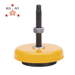 Adjustable rubber Anti vibration mount machine tool level pad and machine mount