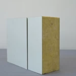 Aluminium Rock wool Board Composite Sandwich Panel With Cam Lock
