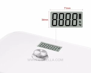 Amazon hot selling Battery free new design bathroom Body weighing scale digital bathroom  scale