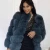 Import Amazon Winter Customized Luxury Multi Color Ladies Round Collar New Style Long Jacket Windproof Keep Warm Real Fox Fur Coat from China
