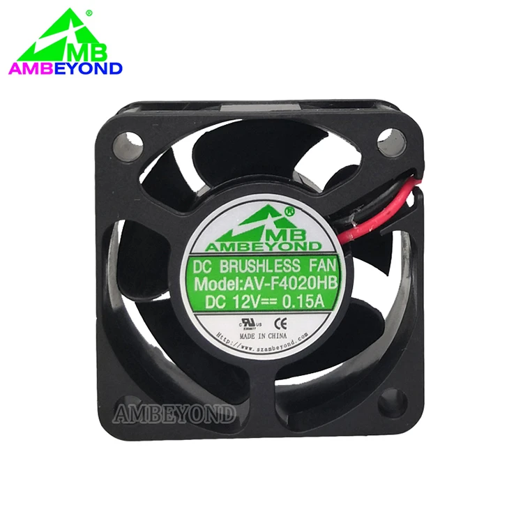 AMBEYOND 40mm 4020 dc 5v 12v good quality industrial small heat resistant fan