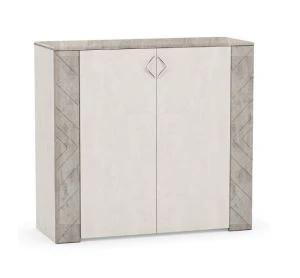 Ameli: Drawer Chest 13.107 - Ameli Ar-Deco Style Modern White Furniture Bedroom Set Dresser