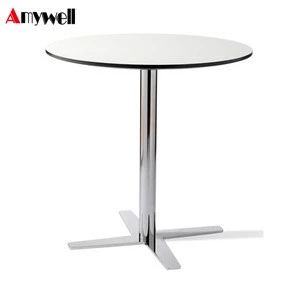 Amywell high density durable phenolic compact hpl restaurant table
