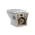 Import ANBI China Manufacturer Bathroom Commode Ceramic Wc P Trap Wall Mount Huang Back To Wall CE Toilet Bowl from China