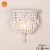 Import anselme wall sconce  children room weathered white wooden beads wall lamp from China