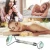 Import Anti aging massager facial therapy rose quartz jade roller with box from China