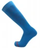 Anti slip custom plain blue compression football men soccer stockings