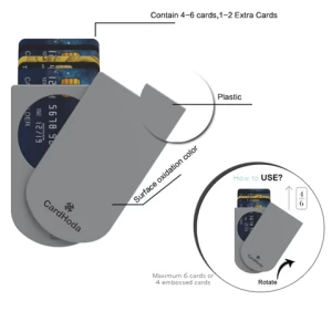 anti theft RFID Blocking card holder slim money clip luxury branded fashionable credit card holder cute wallet