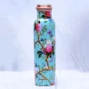 Antique Finished Sturdy Multifunction Copper Water Bottle for Gym Yoga Workout Ayurveda Benefits Pure Copper Water Bottle