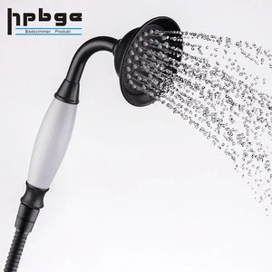Antique ORB Bathroom Rainfall Faucet Accessories Handheld Shower Head with Ceramic Handle
