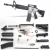 Import ar virtural CS gel blaster WELLS M401 crystal bullet gun from China
