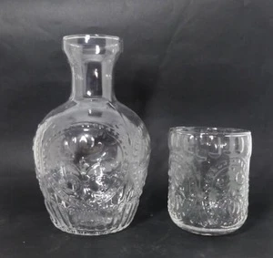 arabic drinking embossed hot water cocktail glass pitcher with glasses lid