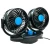 Import auto cool rechargeable usb dual heads car cooling fan from China
