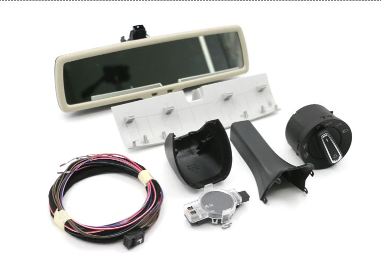 Auto headlight switch+Rain Wiper Sensor+Anti-glare Dimming Rear View Mirror  FOR Golf 7 MK7