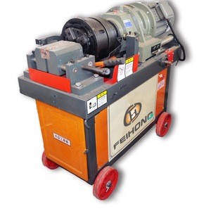 Automatic construction  rebar  sawing thread rolling machine