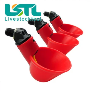 Automatic Drinker Cups with Tee Fittings for Backyard Flock Bird