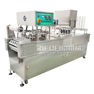 Automatic mineral water cup filling and sealing machine