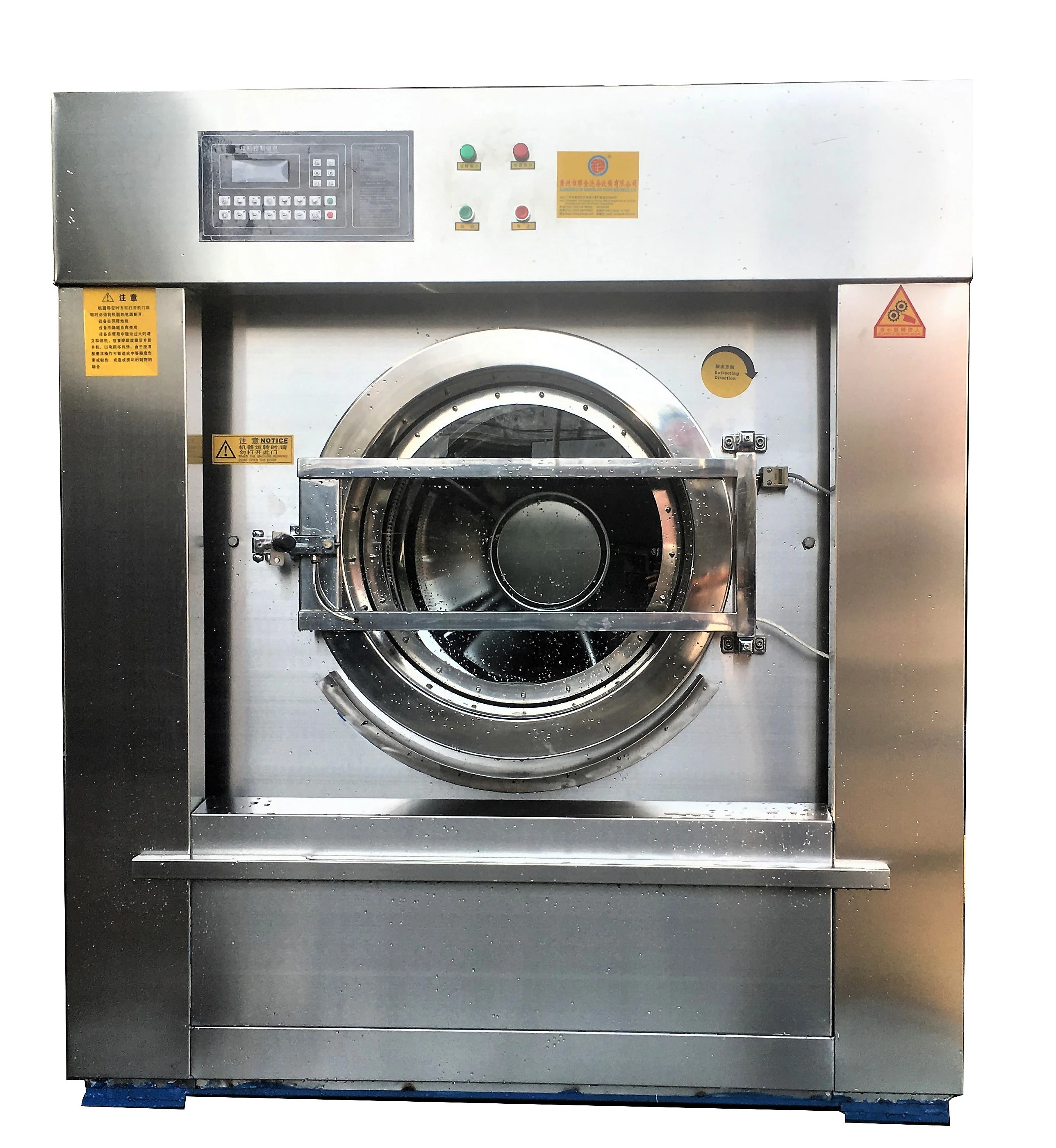 Automatic side loading double door vapor washing machine
