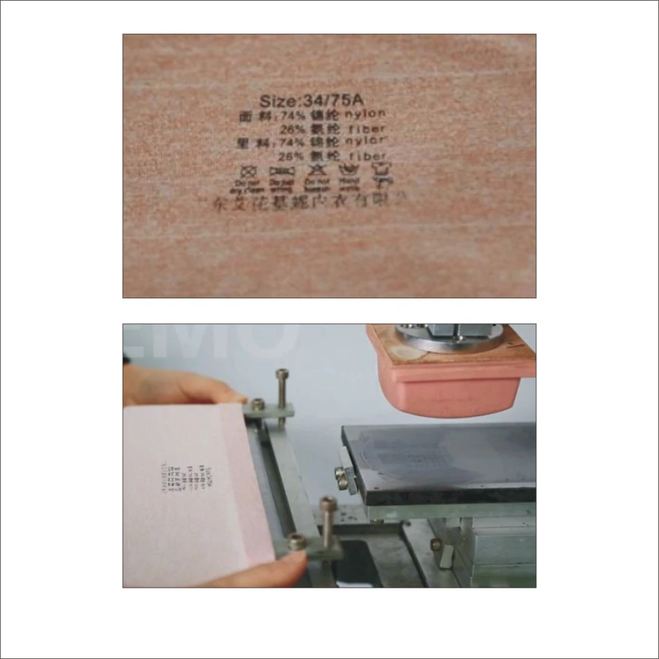 Automatic Trademark Printing Machine for knits Special Apparel Equipment apparel machinery