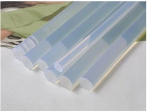 B17 7mm 11mm solid plastic glue stick eva transparent hot melt glue sticks