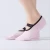Import Ballet Style No Show Low Cut Yoga Toe Sock with Straps For Girl Women , 100% Cotton Non Slip Fitness Socks With Silicone Dot from China