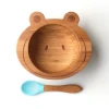 Bamboo baby bowl with spoon set