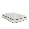 Bamboo comfortable knitted fabric Euro top pocket spring mattress with memory foam
