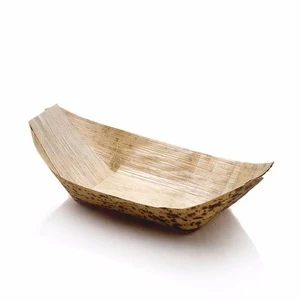 Bamboo craft Biodegradable areca palm leaf plates
