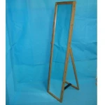 Bamboo floor standing mirror