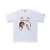 Import BAPE Classic simple Shark head gold zipper printed 100%cotton mens round neck T-shirt from China